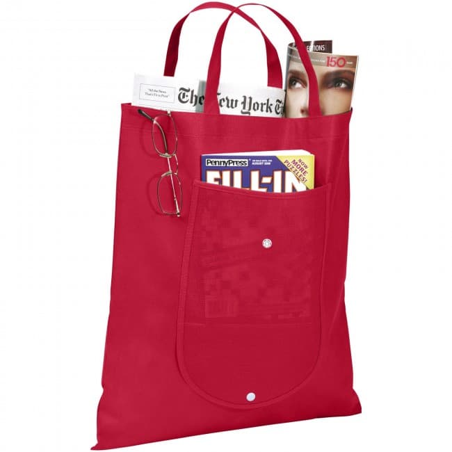 Custom Printed Maple non-woven foldable tote bag - Image 5