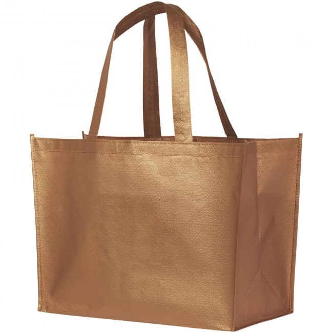 Custom Printed Alloy laminated non-woven shopping tote bag - Image 3