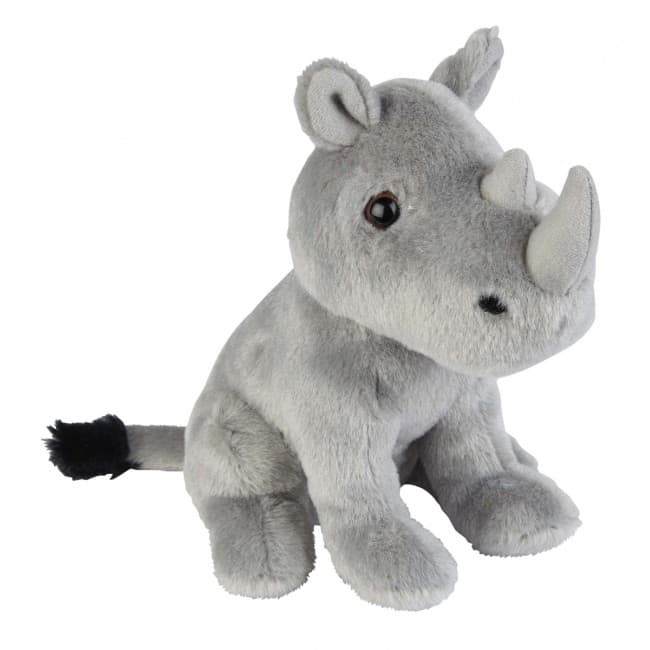 Custom Printed 18cm Rhino Plush