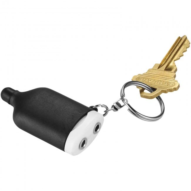 Custom Printed Jack 2-in-1 audio splitter and stylus keychain - Image 2