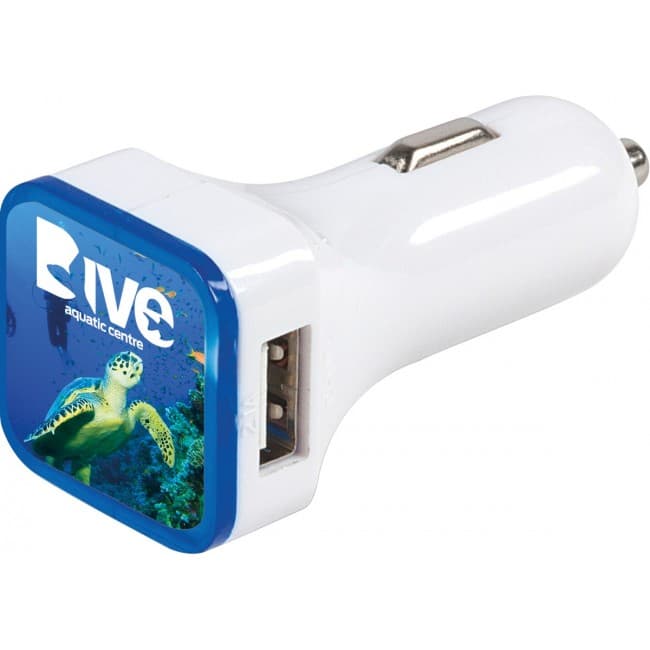 Custom Printed Swift Dual Car Charger