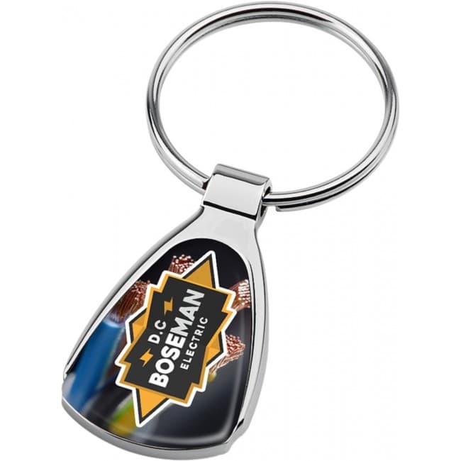 Custom Printed Aura Metal Keyring