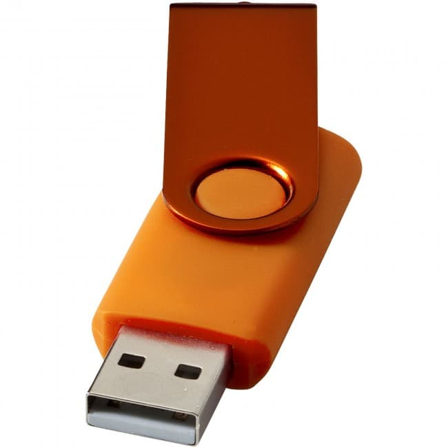 Custom Printed Rotate-metallic 2GB USB flash drive - Image 4