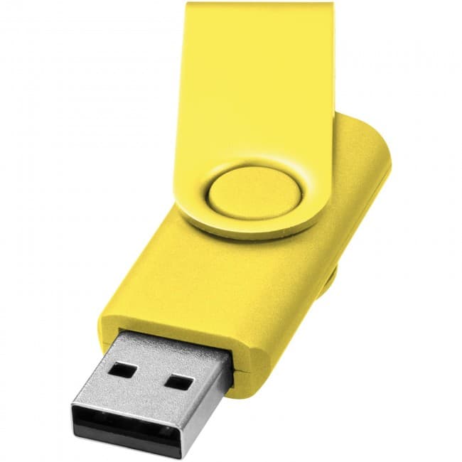 Custom Printed Rotate-metallic 4GB USB flash drive - Image 2