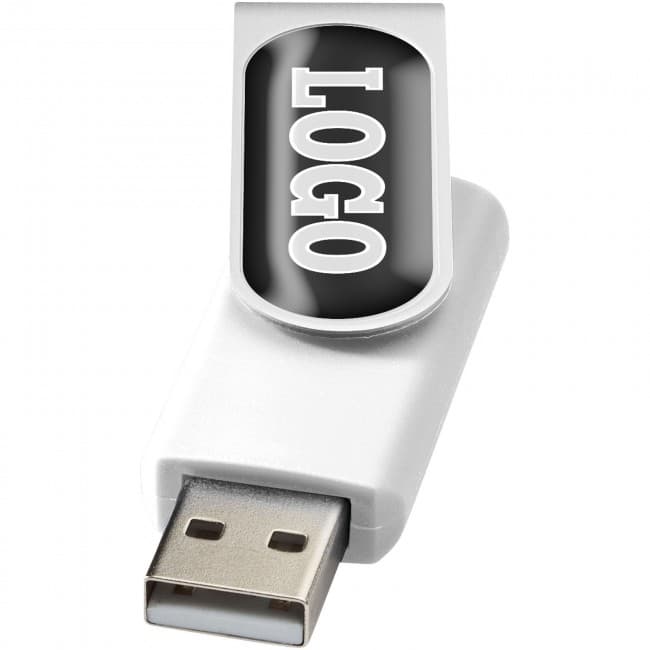 Custom Printed Rotate-doming 2GB USB flash drive - Image 5