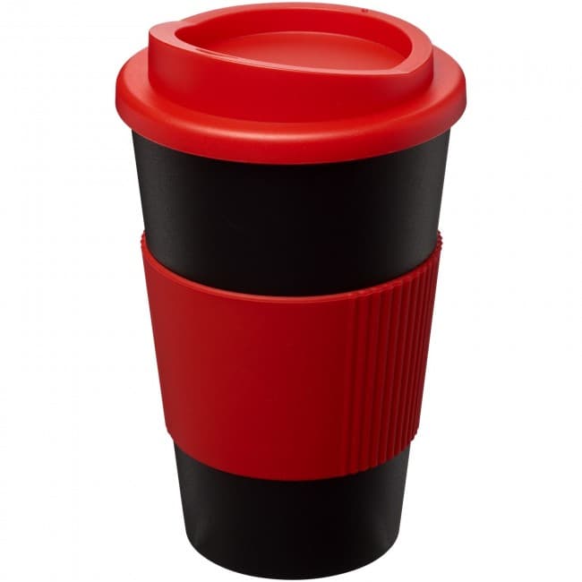 Custom Printed Americano® 350 ml insulated tumbler with grip - Image 1