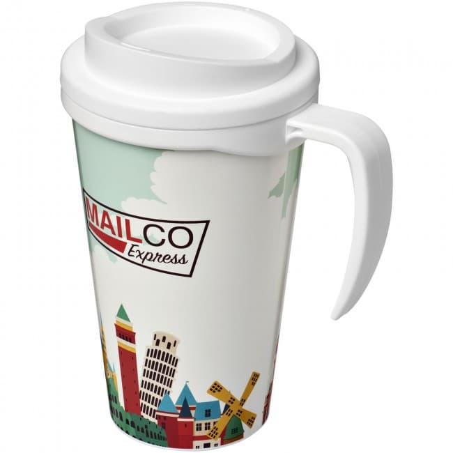 Custom Printed Brite-Americano® grande 350 ml insulated mug - Image 2