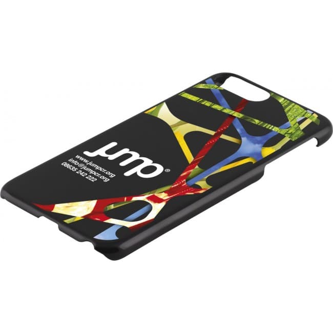 Custom Printed iPhone 6, 7 or 8 Plus Case Black or Transparent Hard Shell