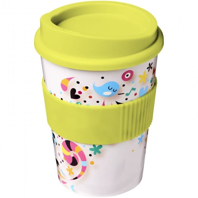 Custom Printed Brite-Americano® Medio 300 ml tumbler with grip - Image 1