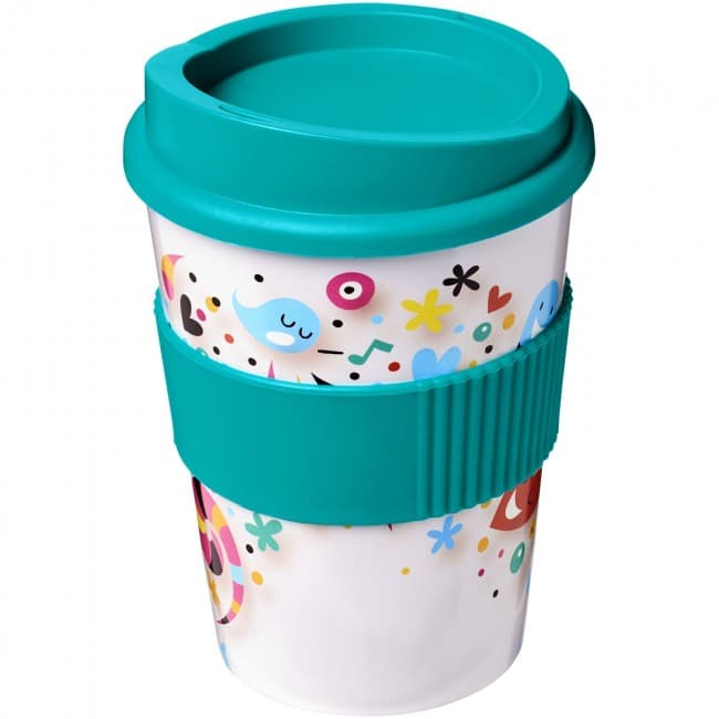 Custom Printed Brite-Americano® Medio 300 ml tumbler with grip - Image 6