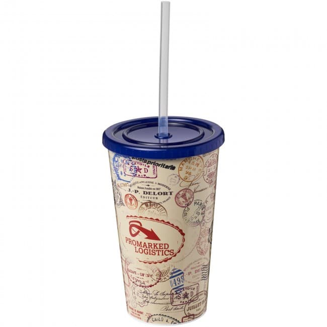 Custom Printed Brite-Americano® 350 ml double-walled stadium cup - Image 1