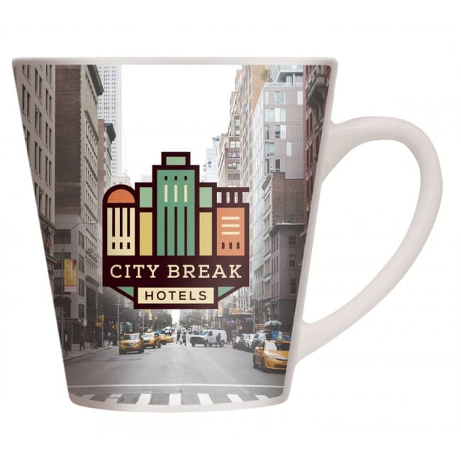 Custom Printed Kolkata Foto Latte Mug 300ml