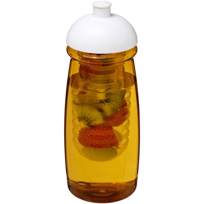 Custom Printed H2O Pulse® 600 ml dome lid sport bottle & infuser - Image 4