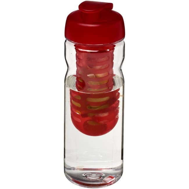 Custom Printed H2O Base Tritan? 650 ml flip lid bottle & infuser - Image 6