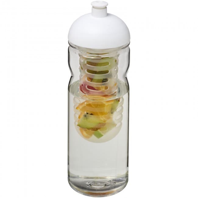 Custom Printed H2O Base Tritan? 650 ml dome lid bottle & infuser - Image 8