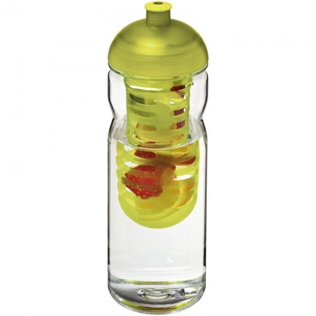 Custom Printed H2O Base Tritan? 650 ml dome lid bottle & infuser - Image 5