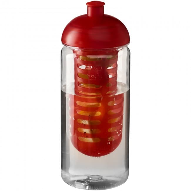 Custom Printed H2O Octave Tritan? 600 ml dome lid bottle & infuser - Image 3