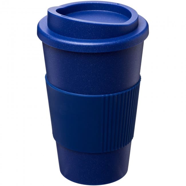 Custom Printed Americano® Midnight grip 350 ml insulated tumbler - Image 1