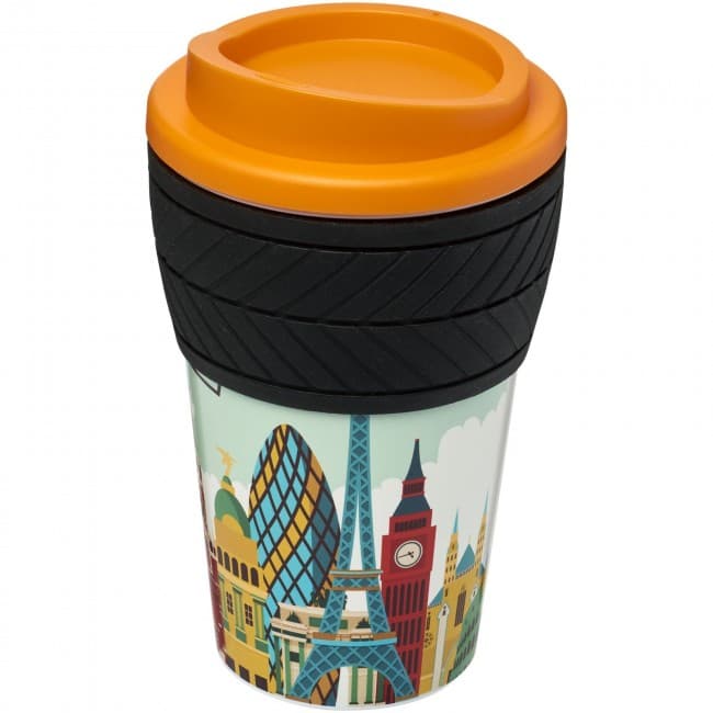 Custom Printed Brite-Americano® tyre 350 ml insulated tumbler - Image 1