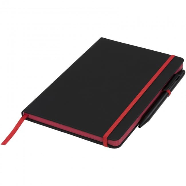 Custom Printed Noir Edge medium notebook - Image 1