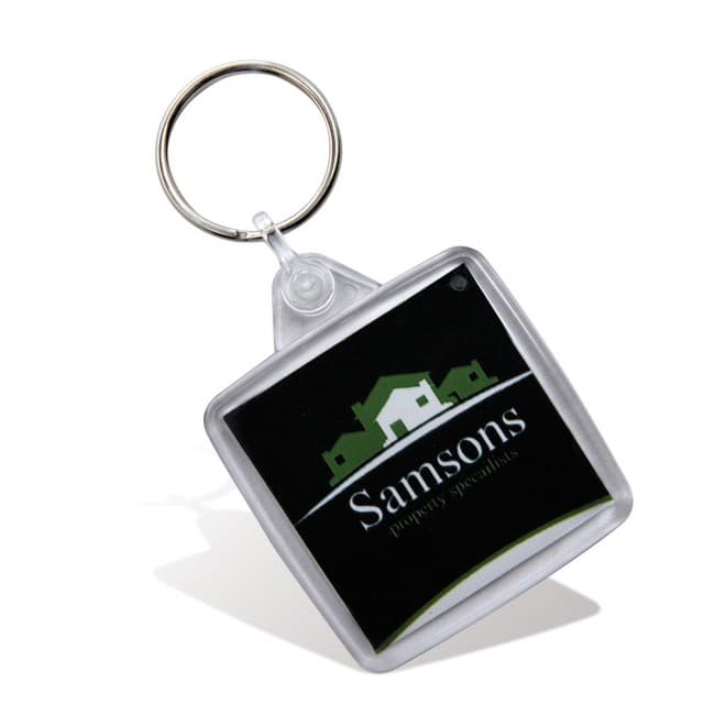 Custom Printed Square Picto Keyring