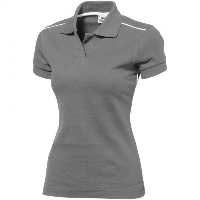 Custom Printed Backhand short sleeve ladies polo - Image 2