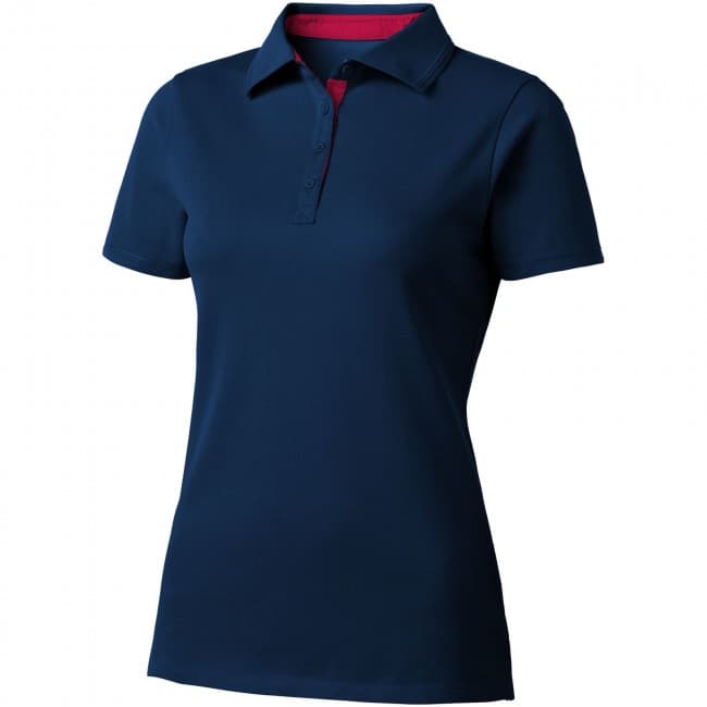 Custom Printed Hacker short sleeve ladies polo - Image 3