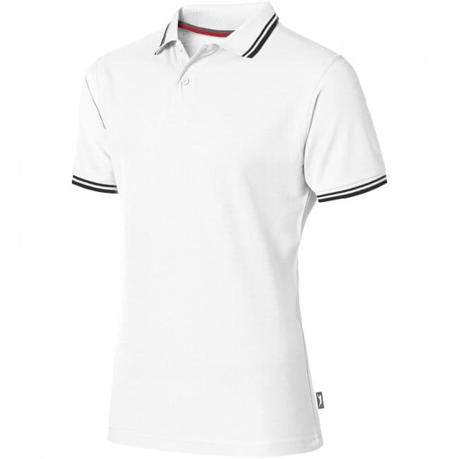 Custom Printed Deuce short sleeve men's polo with tipping - Image 5