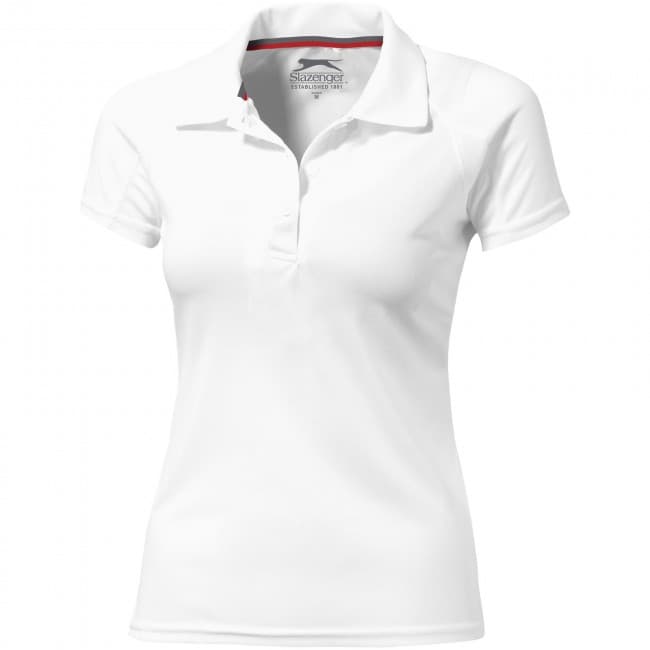 Custom Printed Game short sleeve women's cool fit polo - Image 6