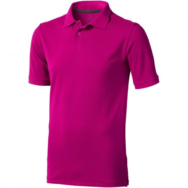 Custom Printed Calgary short sleeve men's polo - Image 5