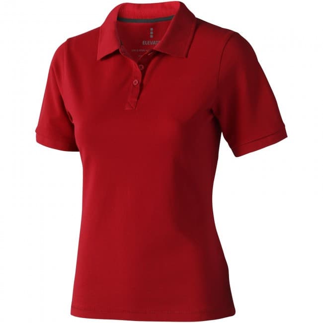 Custom Printed Calgary short sleeve women's polo - Image 2