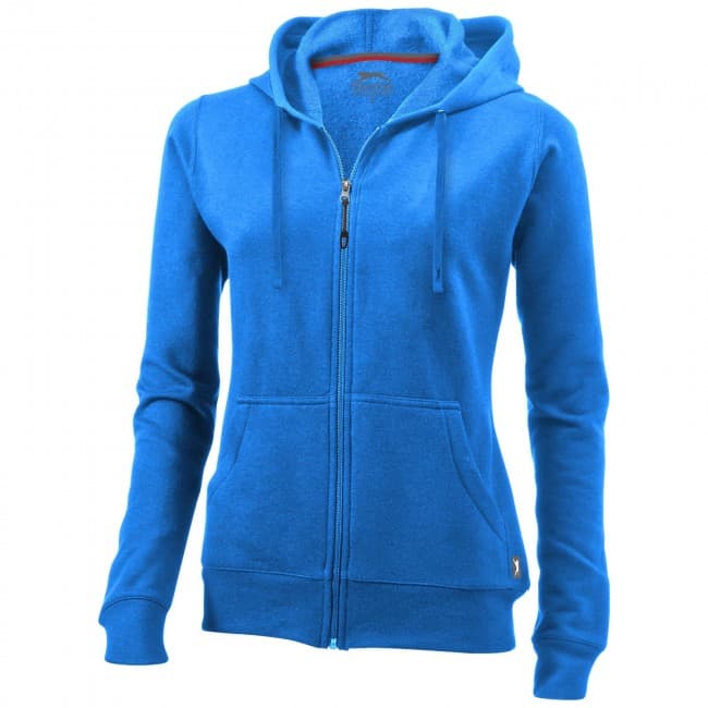 Custom Printed Open full zip hooded ladies sweater - Image 5