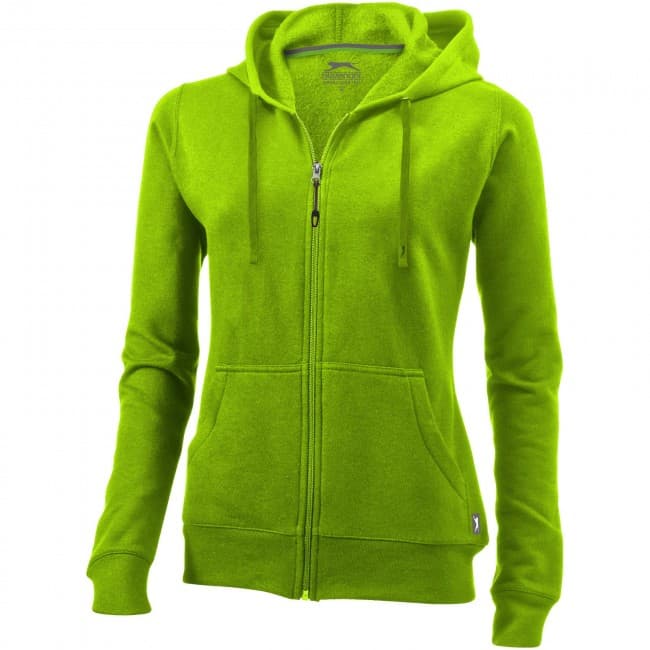 Custom Printed Open full zip hooded ladies sweater - Image 3