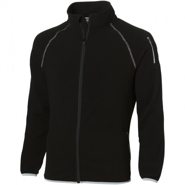 Custom Printed Drop shot full zip micro fleece jacket - Image 1