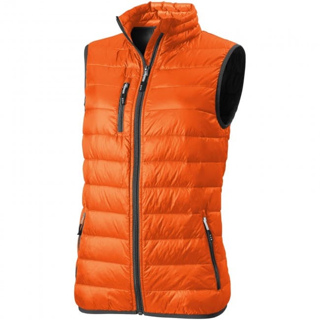 Custom Printed Fairview light down ladies bodywarmer - Image 3