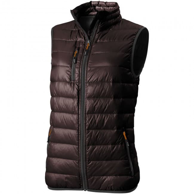 Custom Printed Fairview light down ladies bodywarmer - Image 6