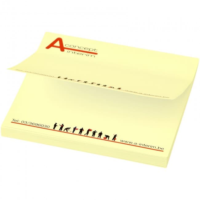 Custom Printed Sticky-Mate® squared sticky notes 75x75 - 50 pages - Image 3