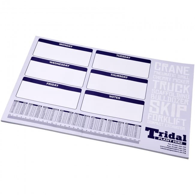 Custom Printed Desk-Mate® A2 notepad - 50 pages