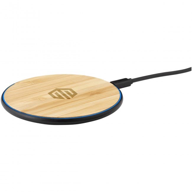 Custom Printed Bamboo 10W Wireless Fast Charger wireless fast charger