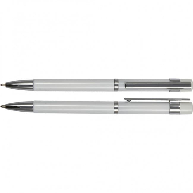 Custom Printed Excel Gloss Chrome Trim Ball Pen