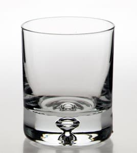 Custom Printed Bubble Base Whisky Glass