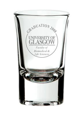 Custom Printed Flared Top Tot Glass