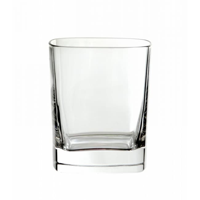 Custom Printed Crystal Glass Square Tumbler