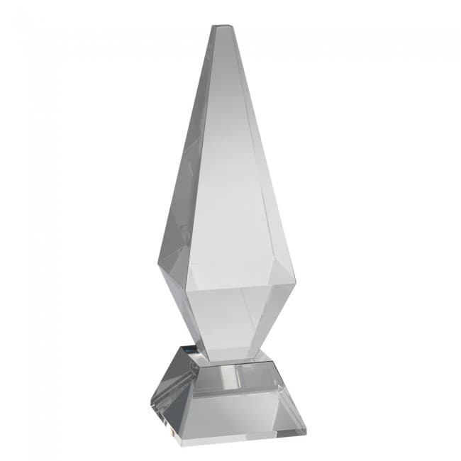 Custom Printed Large Optical Crystal Chunky Diamond Award