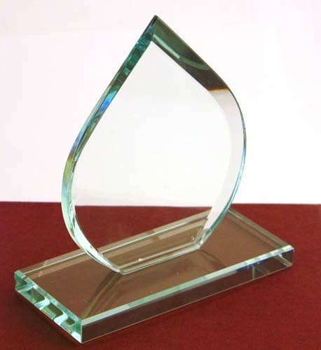 Custom Printed Budget Jade Green Tear Award