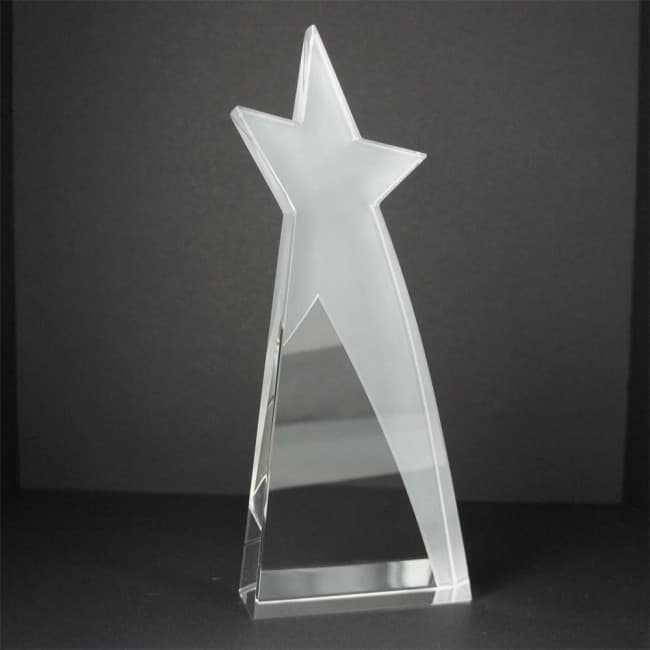 Custom Printed Small Shooting Star Award