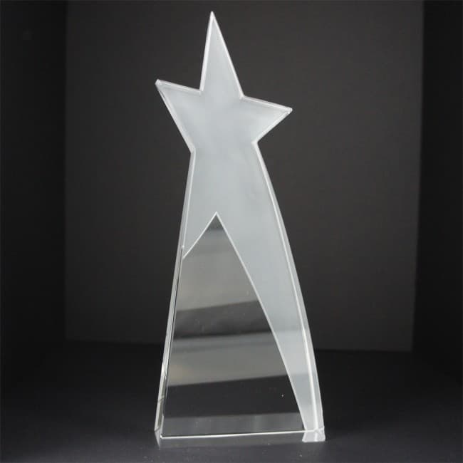 Custom Printed Medium Shooting Star Award