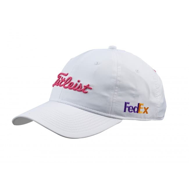 Custom Printed Titleist Women'S Performance Golf Cap In White With Your Logo To 1 Side