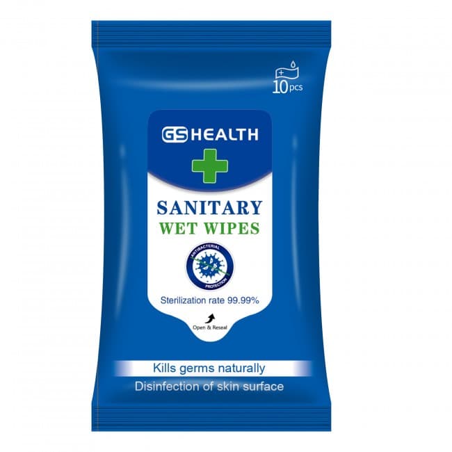 Custom Printed Anti-Bacterial Wipes