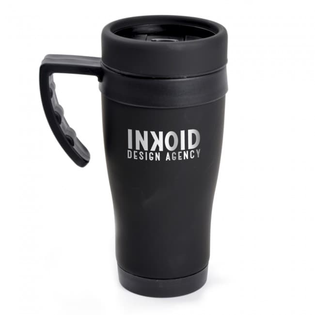 Custom Printed Metal Travel Mug 450ml - Image 1